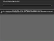 Tablet Screenshot of customphoneskins.com